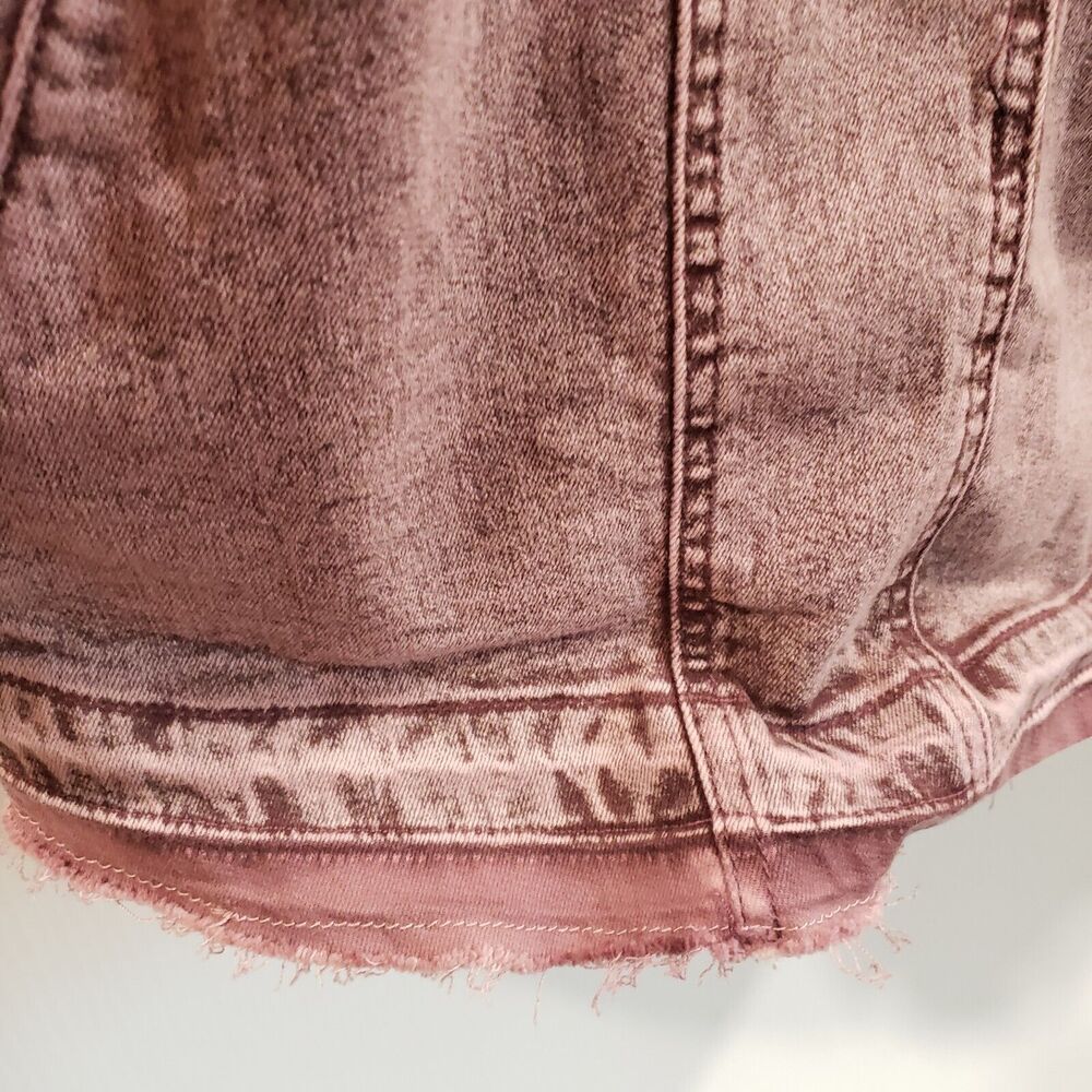 LOGO by Lori Goldstein Pink Jean Jacket - Picture 2 of 5